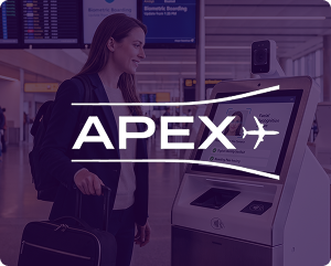 Biometric Apps for APEX: Personalized Air Travel in Four Weeks