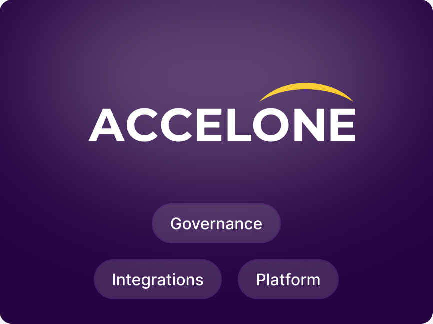 AccelOne A1 Hub: governance, integrations, platform