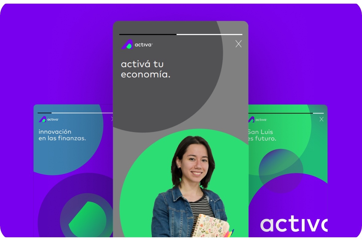 Activa brand and campaign screens