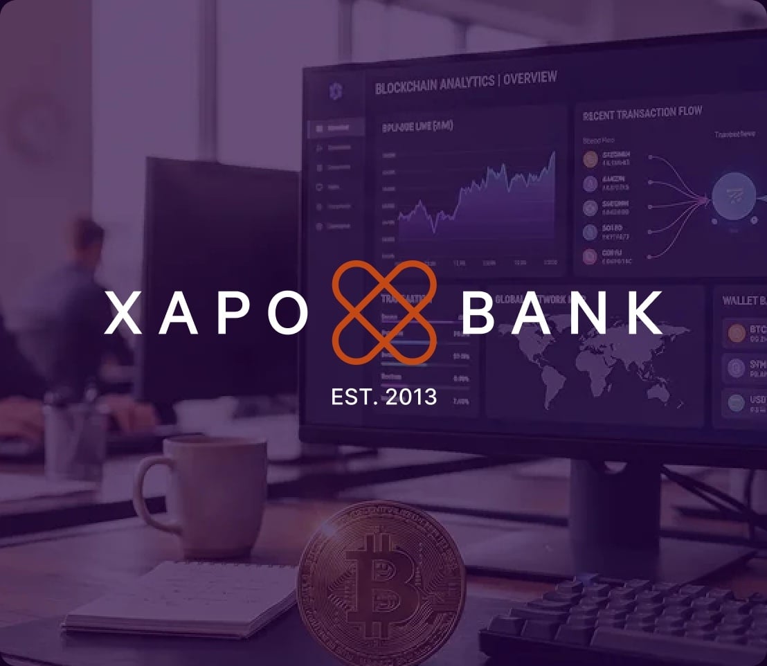 Xapo Bank reconciliation analytics dashboard